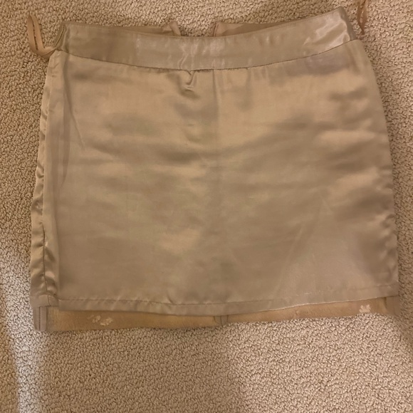 BCBG leather mini skirt, top and scarf - Picture 13 of 14